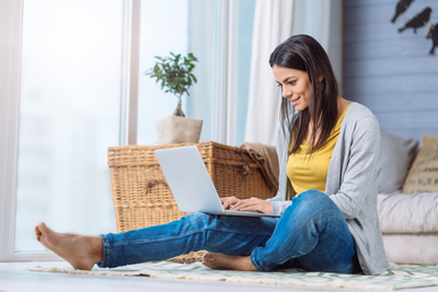 client on computer